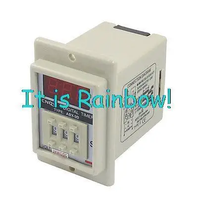 

Free Shipping AC/DC 24V 2 NO 2 NC DPDT 0.1-99.9 Second 99.9s Time Delay Relay Timer ASY-3D