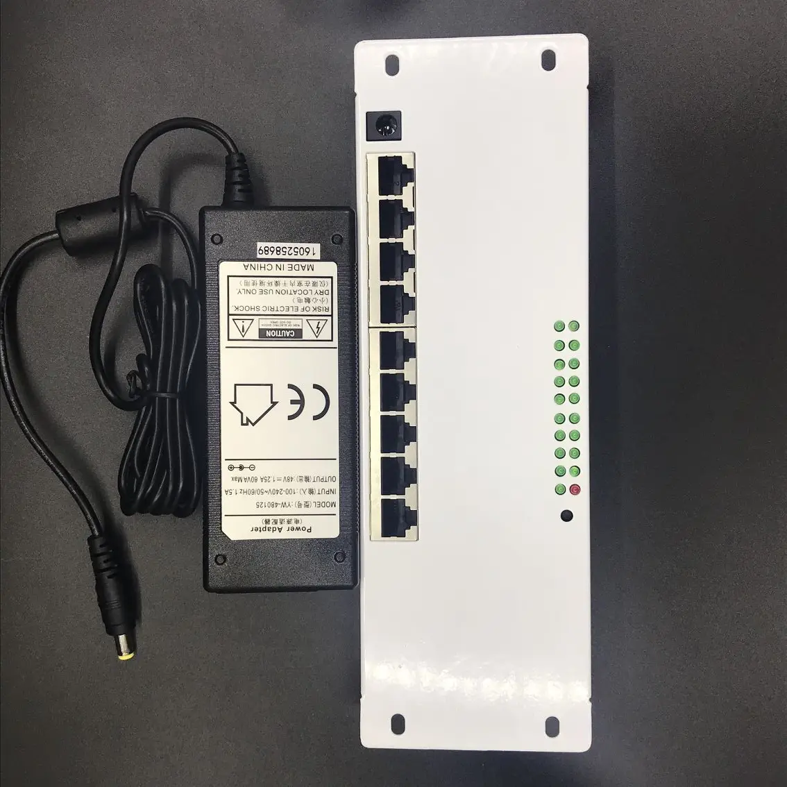 OEM 9 портовый POE роутер модуль производитель t Полный гигабит 10/100/1000M POE 48V2A роутер модули OEM проводной роутер модуль - Цвет: metal shell