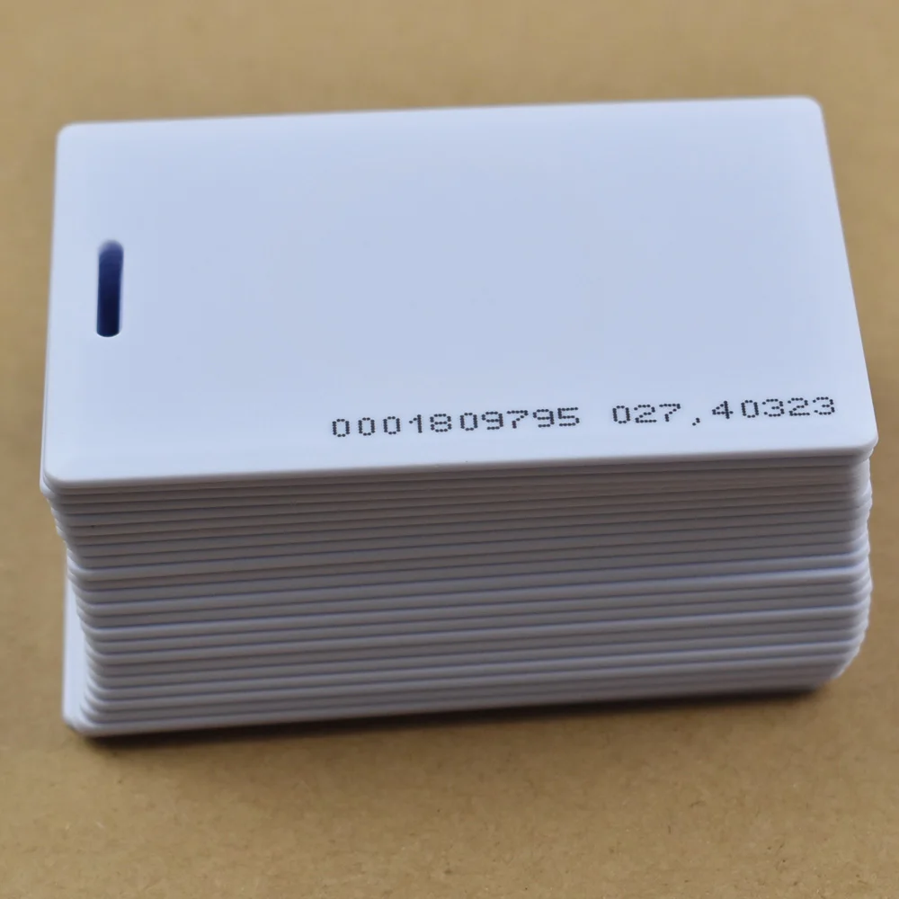 100 шт./лот 125 кГц rfid EM ID TK4100/EM4100 толщиной карты Система контроля доступа EM rfid карты