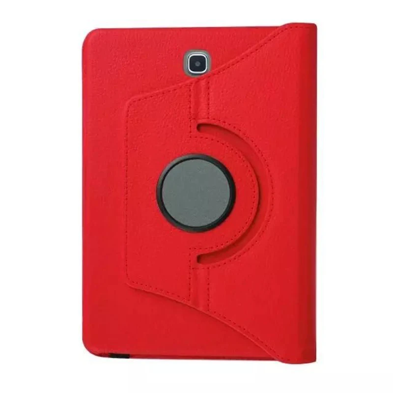 Для samsung Galaxy Tab S2 9,7 дюймов T810 T813 T815 T819 SM-T810 SM-T813 SM-T815 планшетный чехол 360 Вращающийся Кронштейн кожаный чехол - Цвет: Красный