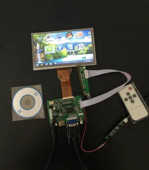 

7 inch 800*480 TFT LCD display 4-wire resistive touch panel with HDMI VGA 2AV driver board