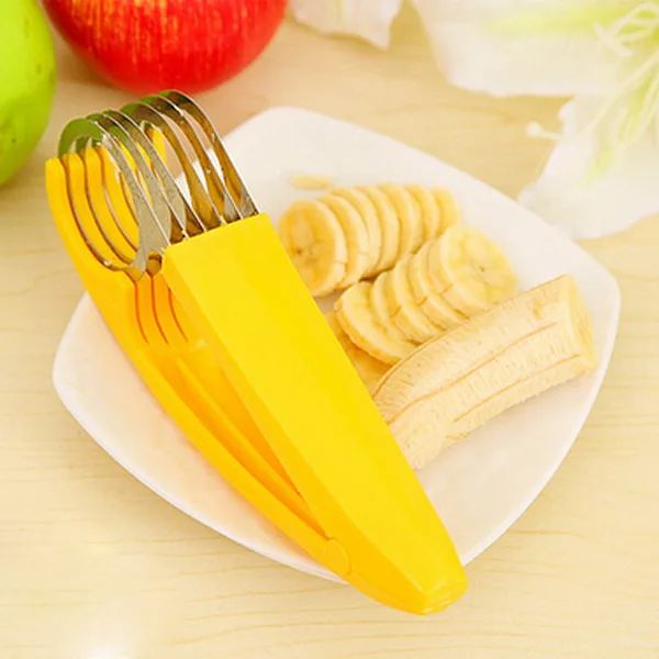 Banana Cutter Cheap Portable Banana Slicer Tools Cute Fruit Tools