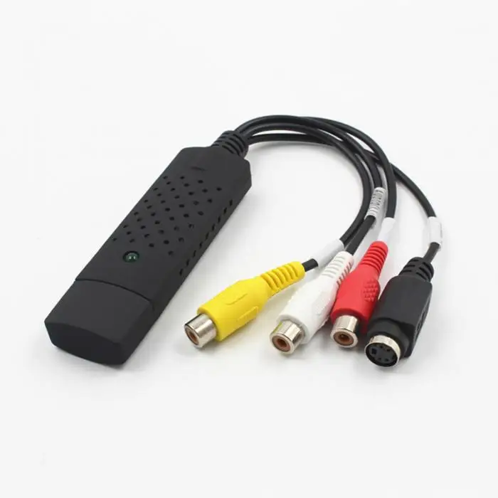 VHS к цифровому конвертеру файлов USB 2,0 к Видео Grabber Аудио AV ТВ Карта GY88