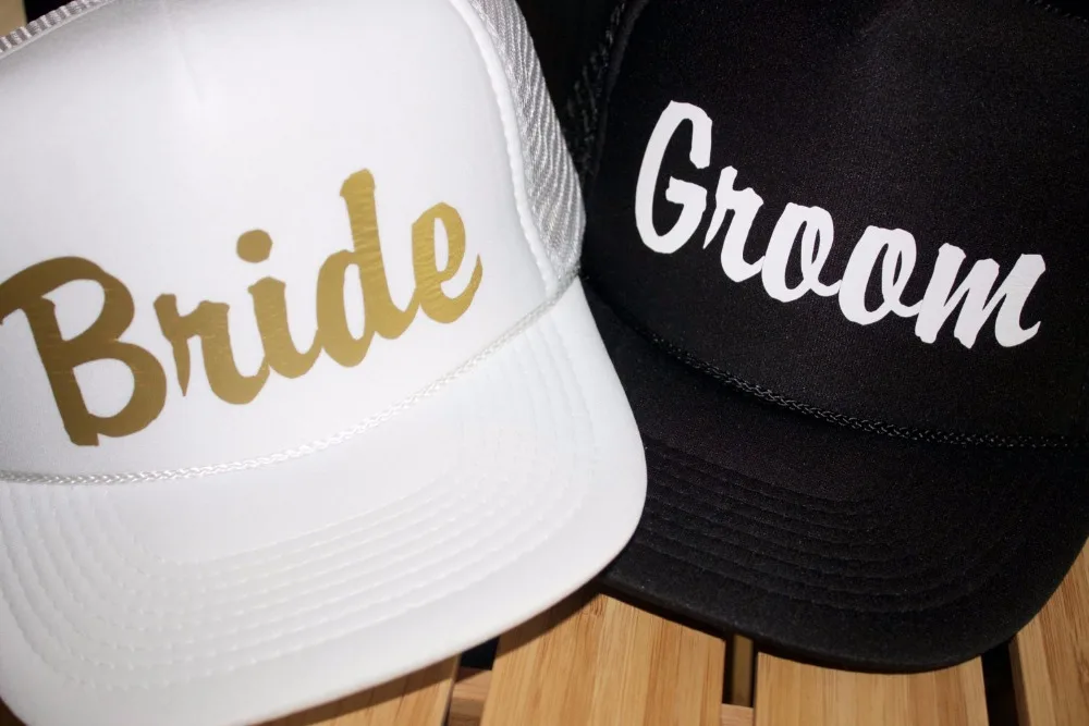 custom Bride & Groom wedding Bridal Party Caps Hen Party baseball