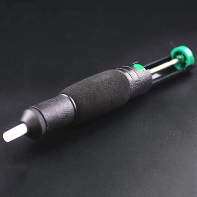 

1pcs Metal Solder Sucker Desoldering Pump Removal Vacuum Soldering Iron Desolder Suction Tin Pen Hand Tools with 2 Solder Wick
