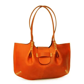 

Handmade leather lady handbag leather hand sewn DIY professional paper pattern drawing, BDQ-21 single shoulder bag