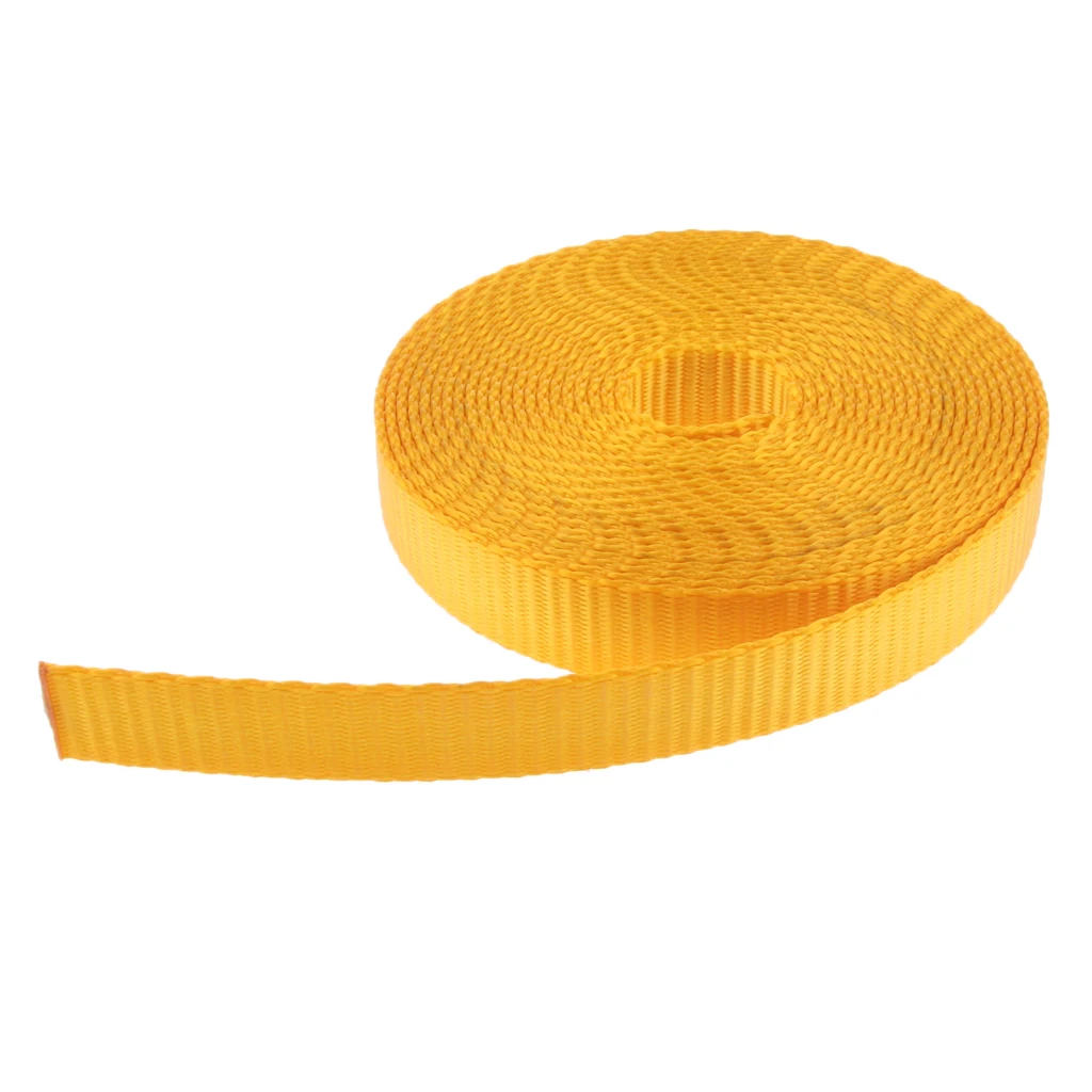 Polyester Climbing Webbing Strapping Webbing Climbing Flat Strap for Bags Backpacks Belts Harnesses Climbing Webbing Flat Rope