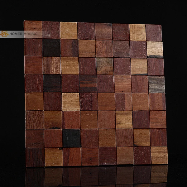 Popular wood mosaic tile buy cheap wood mosaic tile lots from ...