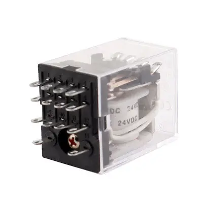 

HH52P MY4 DC 24V Катушка 14-Pin 4PDT электромагнитное реле