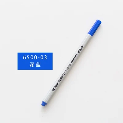 26 цветов, 0,4 мм, блестящие очень тонкие цветные художественные маркеры, гелевая ручка для школы, шуточная ручка, канцелярские принадлежности, планировщик и принадлежности для скрапбукинга - Цвет: 03 navy blue