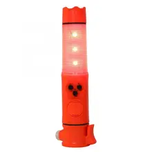 6 в 1 многофункциональный молоток безопасности с светодиодный свет мигающая сигнализация автомобиль побег выбивания стекла