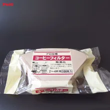 Еффп 100 шт./кор. капельная Кофеварка фильтр V60 для 2-4 порций деревянный целлюлозно-102 стиль