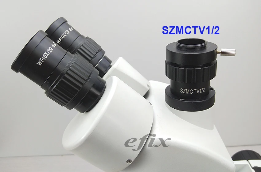 Efix 3 5 90X HDMI VGA Тринокулярный Стерео зум микроскоп подставка C Mount объектив Цифровая