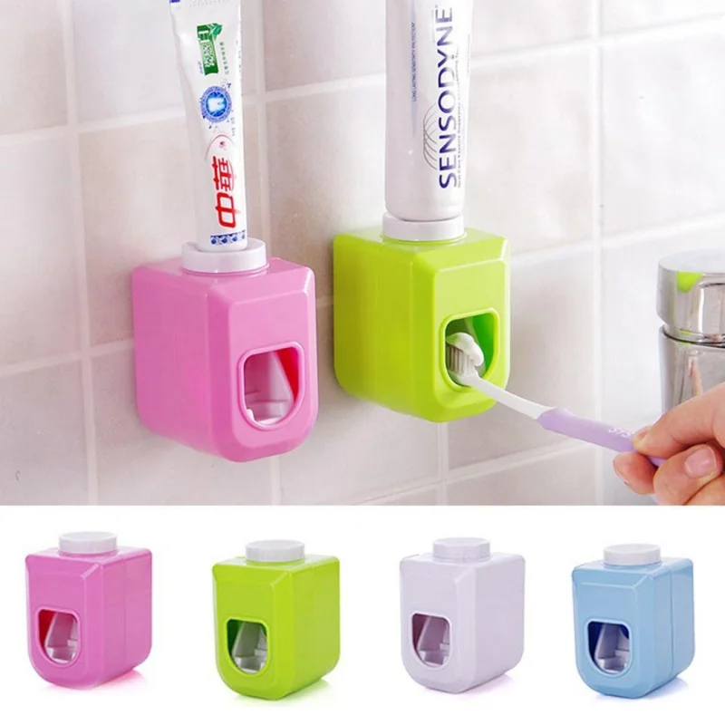 

Lazy artifact automatic toothpaste storage squeezer no trace hook wall hanging creative toothpaste squeezer XI3061717