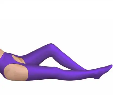

Purple Lycra Spandex Zentai Stocking Leggings Zentai suit