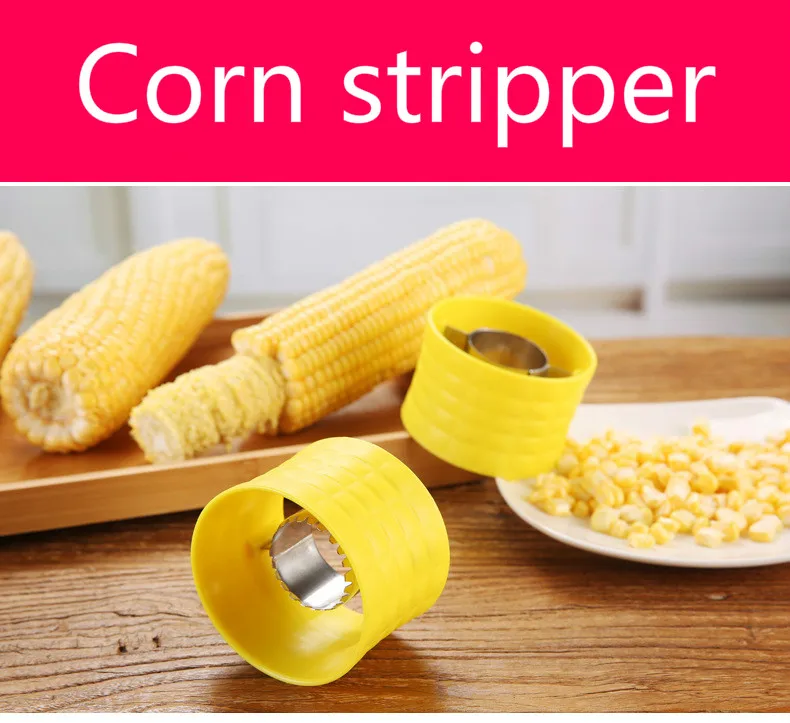 

Hot Creative Corn Kerneler Grain Cob Thresher Stripper Peeler Remover Fruit Vegetable Tools Kitchen Gadgets Accessories Tool