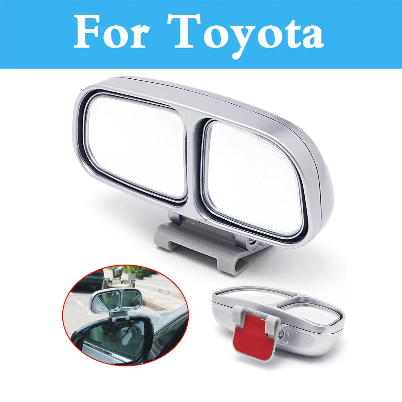 

Double Blind Spot Square Wide Angle Side Rear View Car For Toyota Brevis Caldina Cami Aygo Belta Blade Avensis Camry