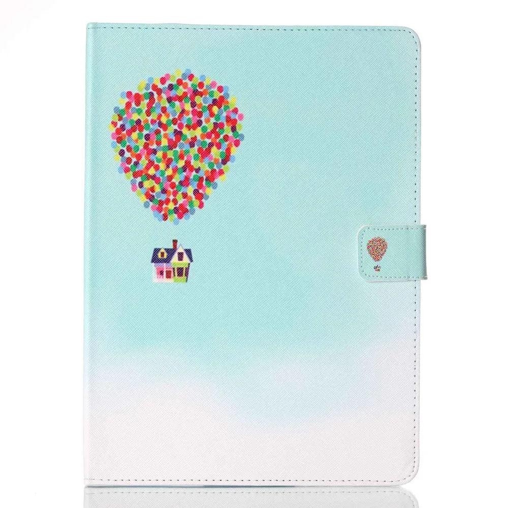 

PU and PC Material Support Protective Cover Case of Flying house For iPad Pro 9.7