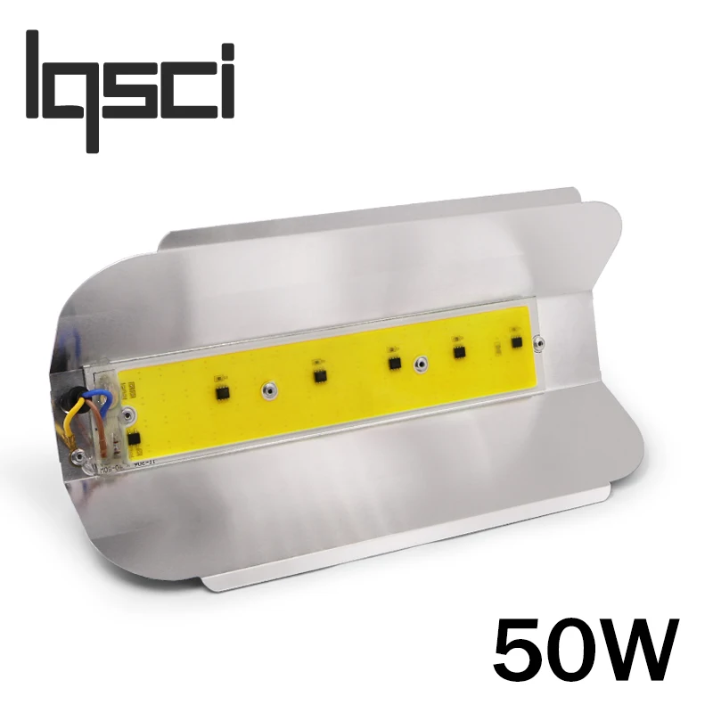 

LQSCI 50W COB Simple floodlight Flood Light 220V LED Spotlight Refletor LED Outdoor Lighting Gargen Lamp newest