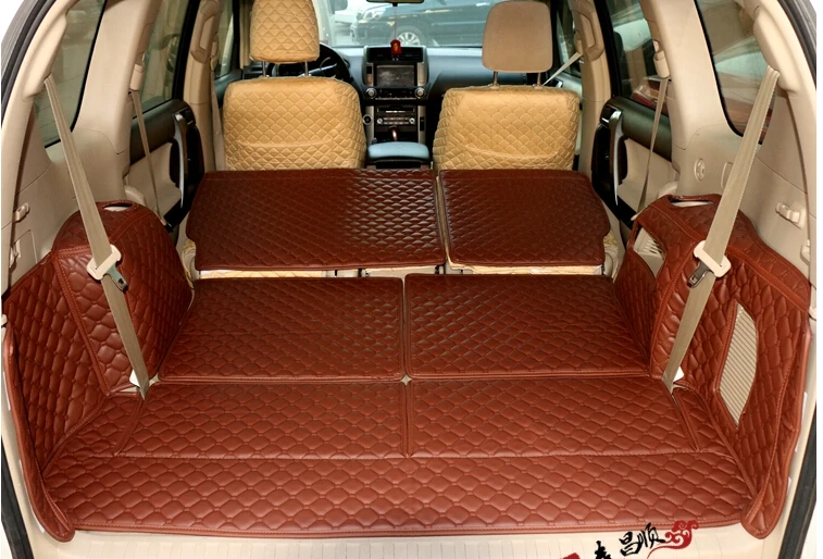 New Special trunk mats for Toyota Land Cruiser Prado 150 7seats 2016