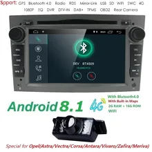 Android 8.1 Quad Core Autoradio Multimedia Player 16 GB + 2 GB per Opel Astra Corsa Zafira Vivaro Meriva vectra con il GPS Navi WIFI
