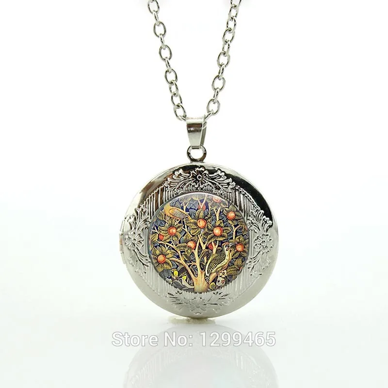 

Collares Art Nouveau Arts And Crafts Necklace Locket Pendant Vintage-inspired Handcrafted Keepsake William Morris Evanlode N624