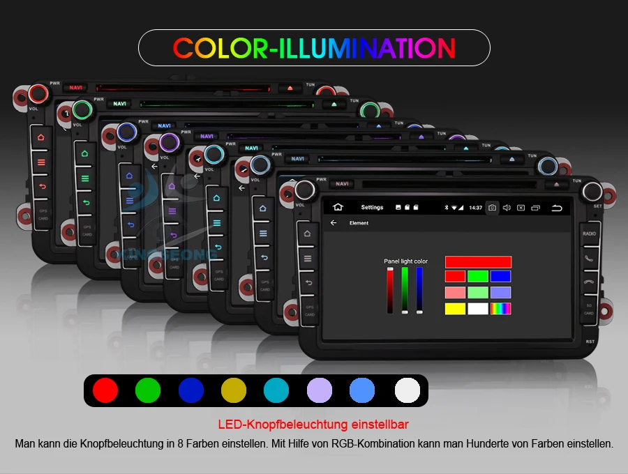 Top 8" DAB+ Car DVD player FOR VW Passat CC Polo Golf Android 8.0 Autoradio Octa Core GPS WiFi 3G GPS Radio SD DVR DTV Bluetooth 8