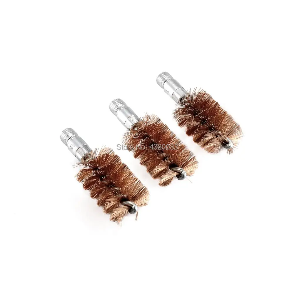 

3 X Bronze Bristle Bore Short Brush .12 Caliber 5/16-27 Thread for Gun Cleaning Rod - JWSZ22ZH2