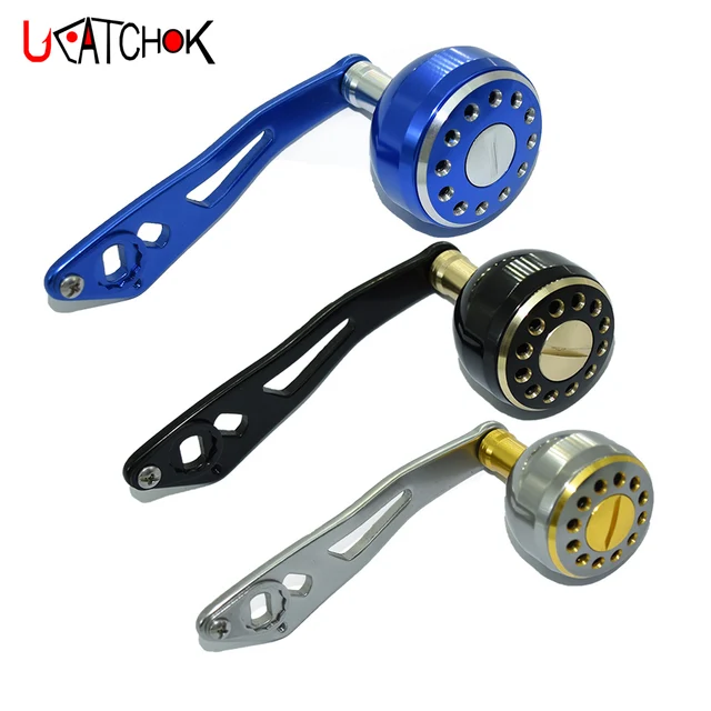 Cheap UCOK New Model High Quality aluminum alloy handle grip Fishing Reel Handle for Water-drop Reel Hole size 8x5mm for Daiwa, Ryobi Cheap UCOK New Model High Quality aluminum alloy handle grip Fishing Reel Handle for Water-drop Reel Hole size 8x5mm for Daiwa, Ryobi