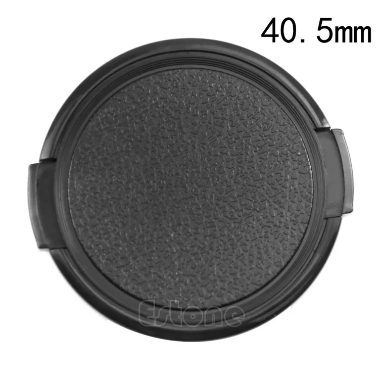 OOTDTY Unival крышка объектива 40,5 мм защелкивающаяся передняя крышка объектива для Nikon Canon Pentax sony SLR DSLR камеры DC - Цвет: Черный