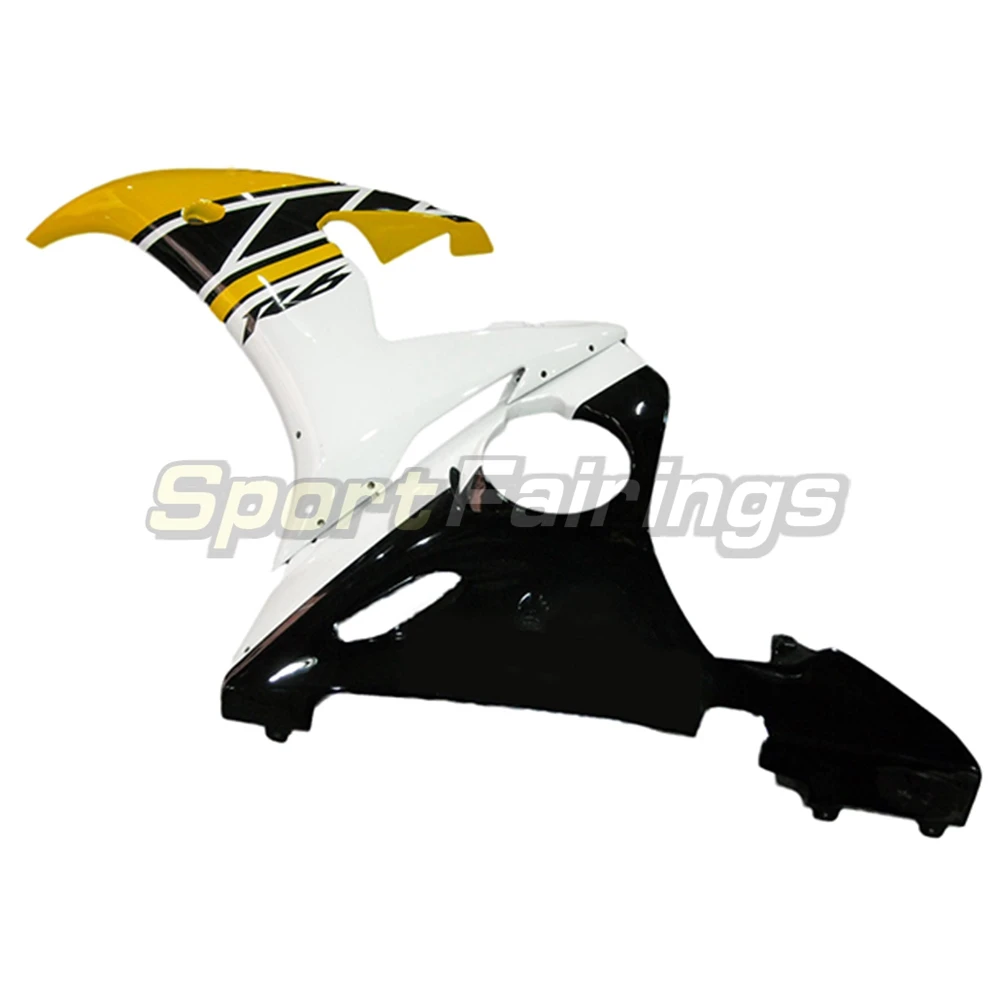 Впрыска ABS Обтекатели для YAMAHA YZF600 R6 05 2005 пластмассы мотоцикл полный комплект обтекателя Кузов Cowling цвет: желтый, белый черный