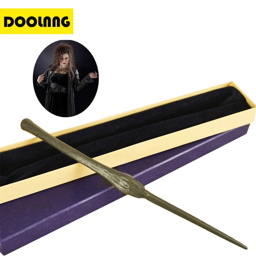 

DOOLNNG Metal Core Newest Quality Deluxe Bellatrix Laguage Magic Wands/Stick with Gift Box Packing Harry Potter DL-M14