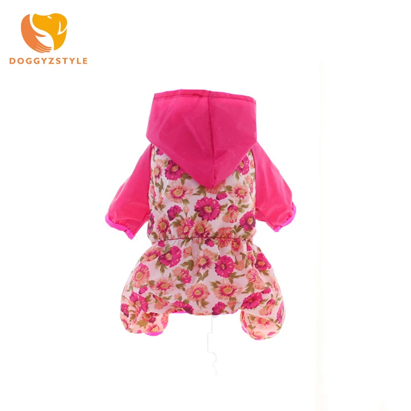 

Waterproof Pet Raincoat Small Medium Large Dog Raincoat Pattern Pet Jumpsuit Clothes Apparel Clothing for Teddy Poodle