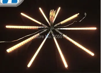 

[Seven neon]10sets AC110-220V 3meters 10pcs/set 10W 30cm long 36leds/pcs 3528led smd wrm white led meteor tube light