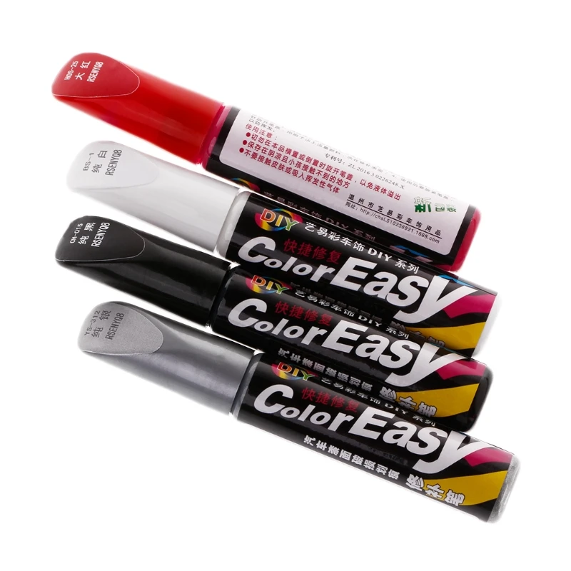 

Car Paint Scratches Repair Pen Brush Waterproof Paint Marker Pen Car Tyre Tread Care Automotive Maintain Black White Red Silver