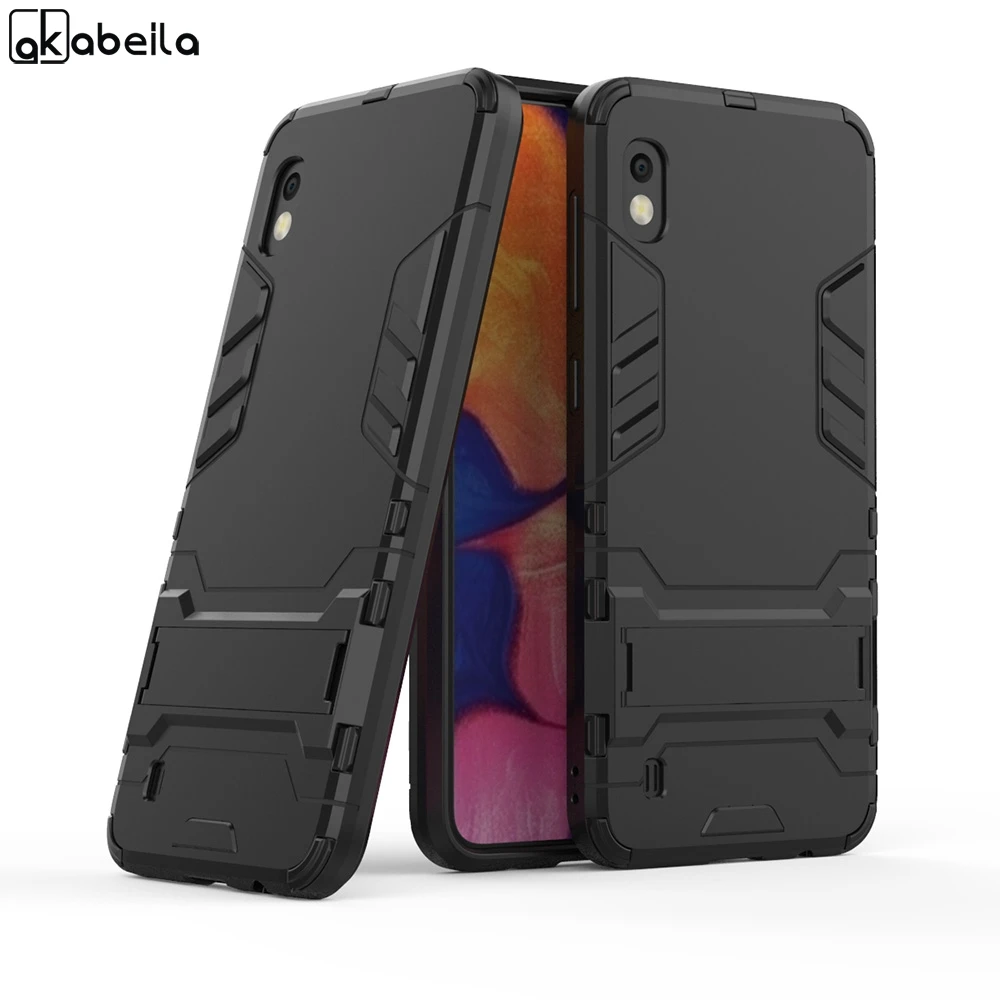 

For Samsung Galaxy A10 Case Rubber Robot Armor Hard PC Back Phone Cover for Samsung Galaxy A10 Case For Samsung Galaxy A10 A105F
