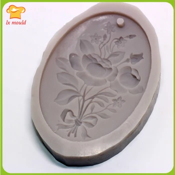 

LXYY The New European Vintage Rose aromatherapy plaster mold clay mold soap tool