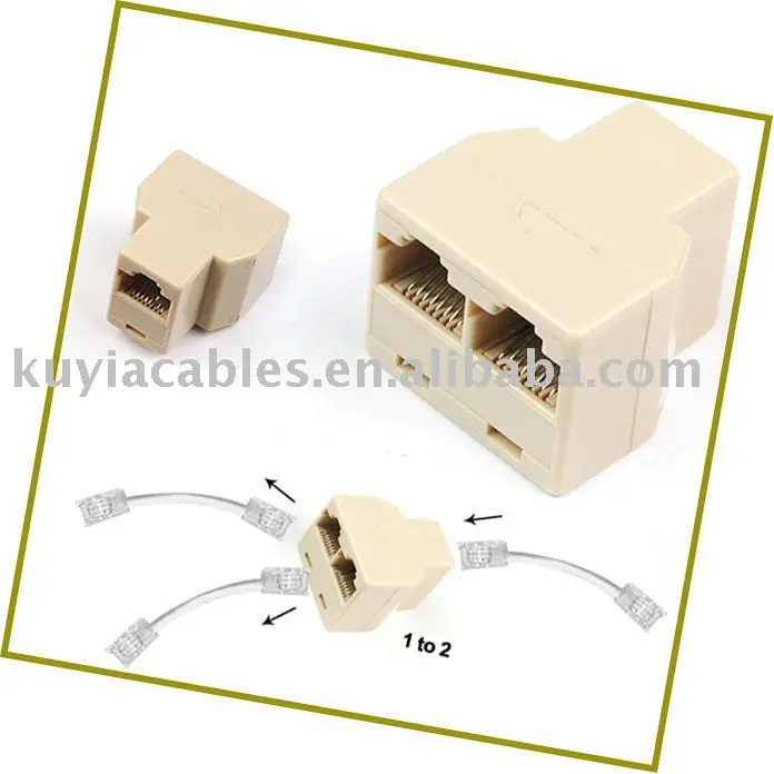 100 шт./лот Гарантировано CAT5 RJ45 разветвитель расширитель разъемная муфта 5E отклонения в размерах на 1-2 порта