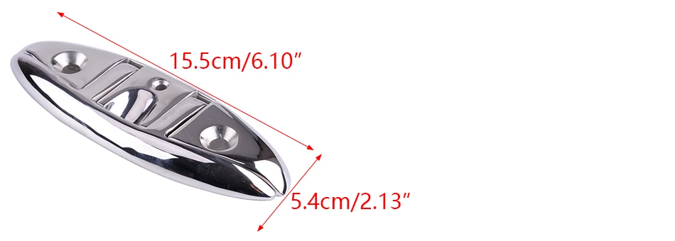 CITALL 15,5x5,4 см 316 нержавеющая сталь 6 ''морской стад крепление складной Флип-ап Cleat базовое оборудование для корабля яхты лодки