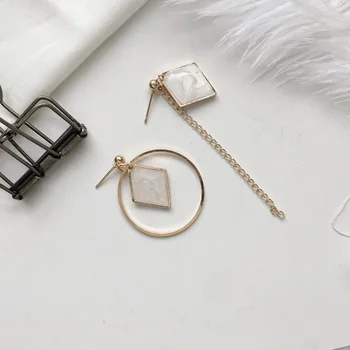 

Flowers Earrings Irregular Geometric Circle Shaped Women's Earrings Party Cheap Marketing 2017 New Fashion Women's Earrings