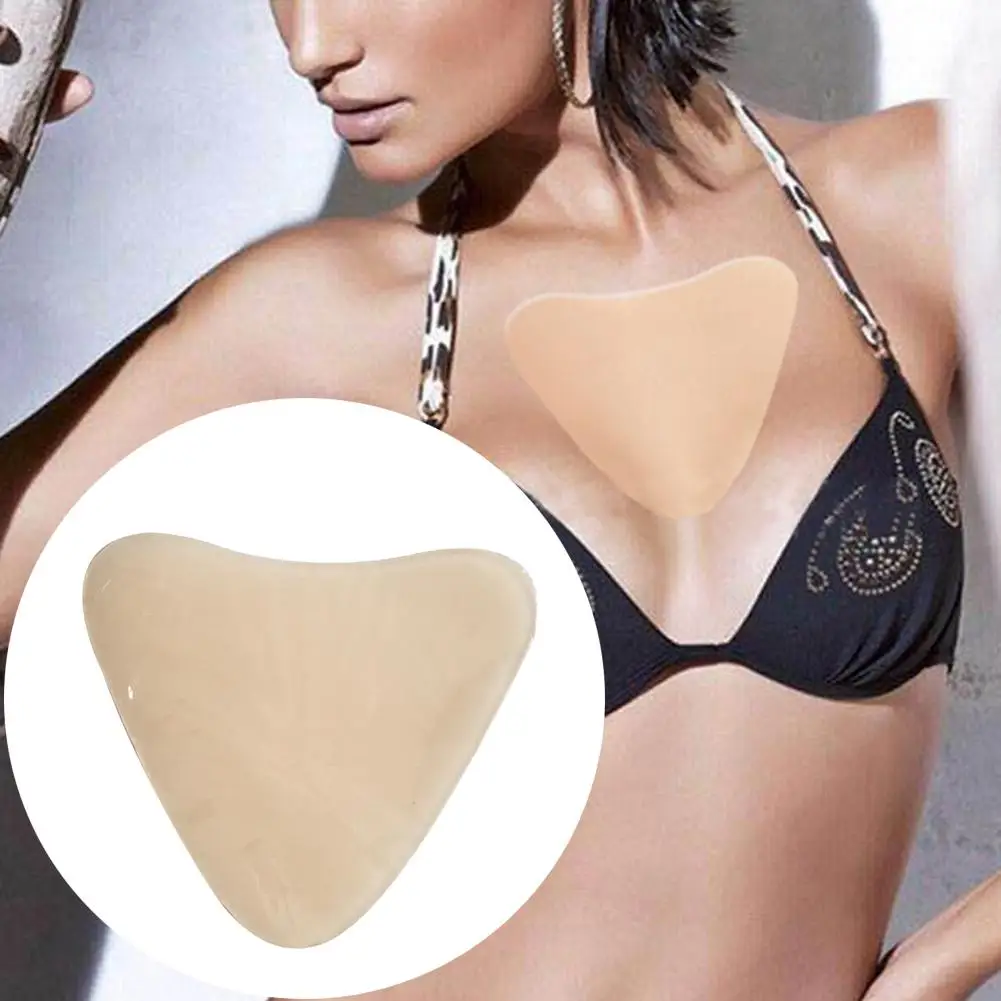 

Anti Wrinkle Chest Pad Triangular Shape Reusable Medical Grade Silicone Invisible Chest Pad Anti-aging Eliminate Prevent