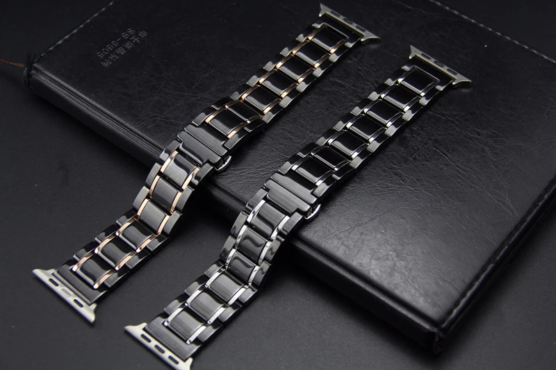 ceramics watch band for apple series watch strap women's watch bracelet men's watch band  (49)