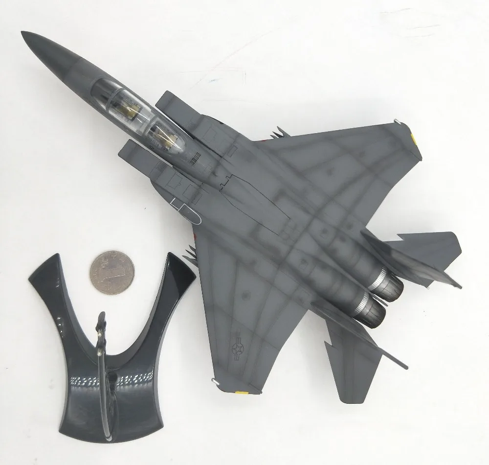 1: 72 ВВС США F15E Истребитель модель труба ручная готовая 37123