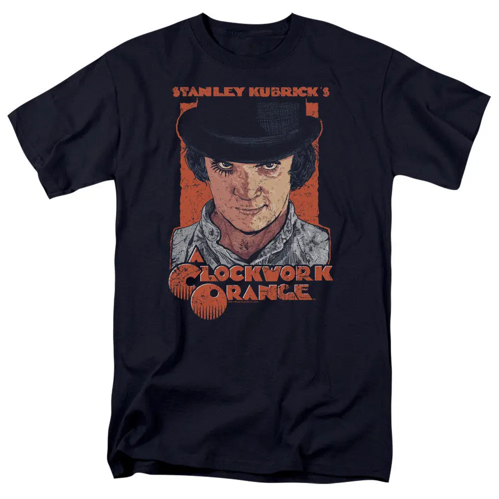 

A Clockwork Orange Sinister Stare Licensed Adult T Shirt Cool Casual pride t shirt men Unisex Fashion tshirt free shipping