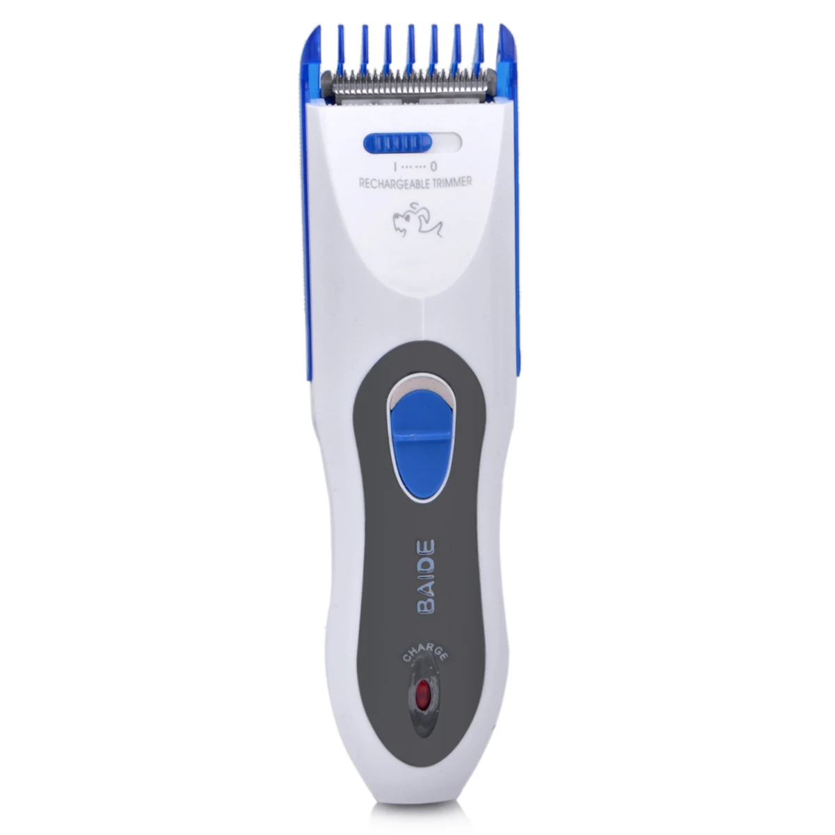 Image BAIDE BD 300 Professional Electric Animal Pet Dog Hair Cutting Trimmer Clipper (White+Blue)