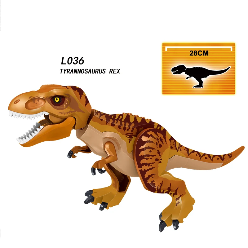 Brutal Raptor Building Jurassic Blocks World 2 MINI Dinosaur Figures Bricks Dino Toys For Children Dinosaurios Christmas