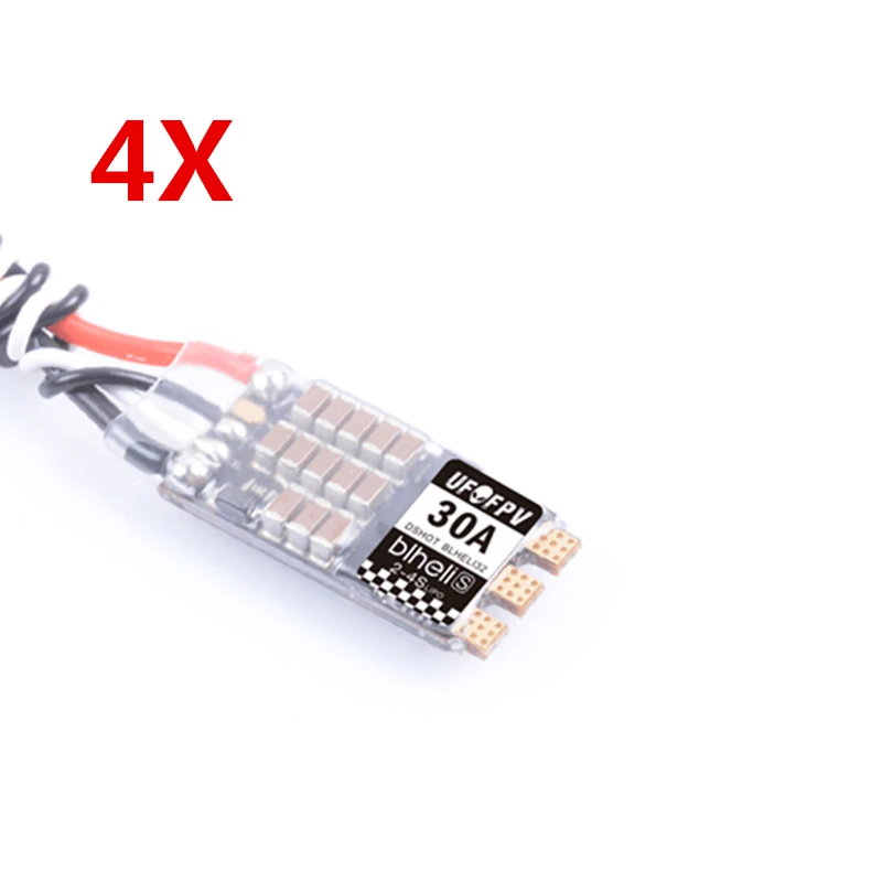 Repalcement 4X UFOFPV 30A 30amp BLHeli_32 2-4 S гоночный бесщеточный ESC Dshot1200 готов