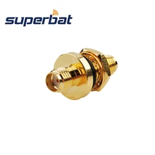 Superbat радиочастотный коаксиальный разъем SMA адаптер SMA женский разъем SMA Джек переборка уплотнительное кольцо прямо