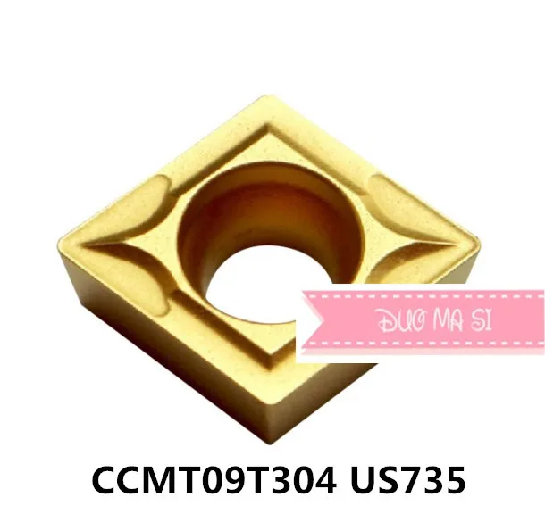 CCMT09T302/CCMT09T304/CCMT09T308 US735 оригинал CCMT 09T302/04/08 вставка карбида для токарного