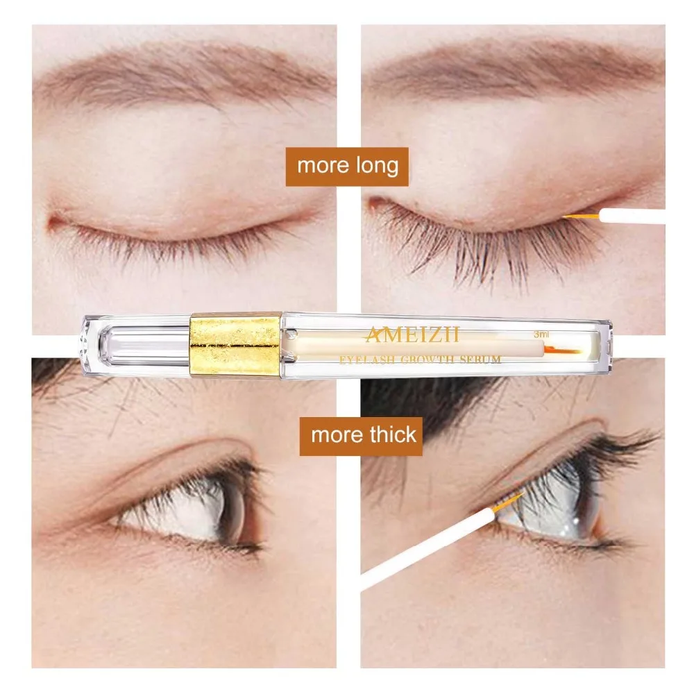 AMEIZII Eyelash Growth Serum Makeup Liquid Eyelash Enhancer Treatments Longer Thicker Eyes Care Nourishing Eyes Lashes